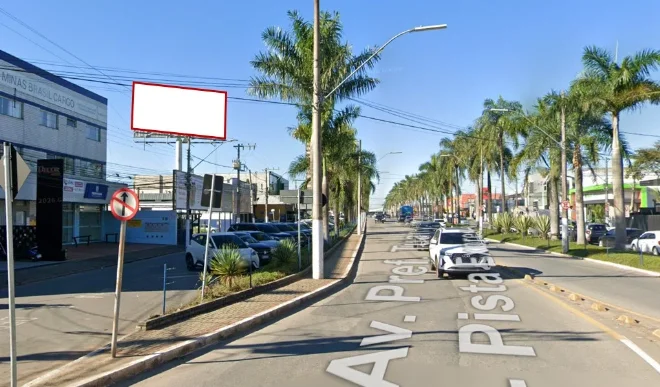 pouso-alegre-cidade-front-light-placa-painel-comunicacao-visual-midia-ooh-avenida-prefeito-tuany-toledo-costela-no-bafo-sentido-rodovia-jk-497so