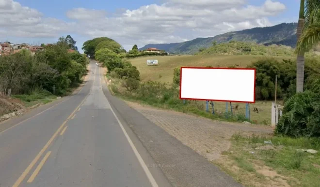 lambari-cidade-outdoor-placa-painel-comunicacao-visual-midia-ooh-br-460-entrada-da-cidade-rodovia-renato-nascimento-complexo-ganso-2222w