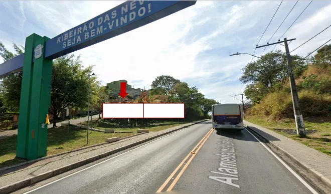 ribeirao-das-neve-cidade-outdoor-placa-painel-comunicacao-visual-publicidade-alameda-das-gaivotas-entrada-de-ribeirao-das-neves-proximo-ao-neves-calhas-645bhm-2