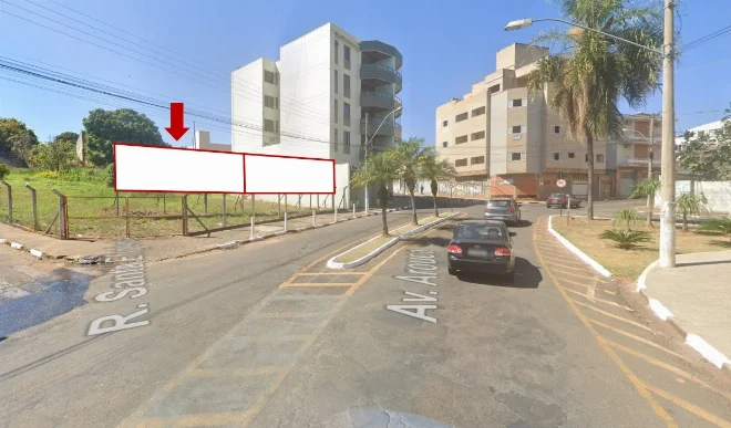 passos-cidade-outdoor-placa-painel-comunicacao-visual-publicidade-avenida-arouca-santa-efigenia-clinica-evoluir-locauto-24ca