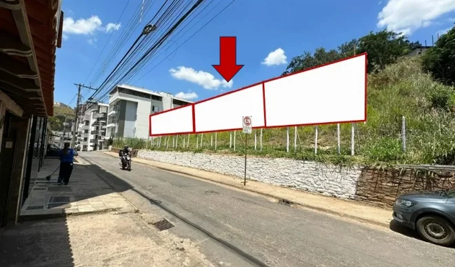 ponte-nova-cidade-outdoor-placa-painel-comunicacao-visual-publicidade-impulso-house-av-carlos-marques-guarapiranga-placa-tripla-3555cs