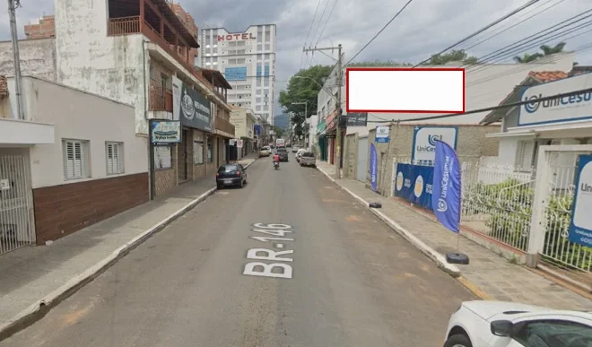 outdoor-cidade-andradas-placa-painel-comunicacao-visual-proximo-sentido-avenida-rua-cel-coronel-oliveira-casas-bahia-unicesumar-centro-515j