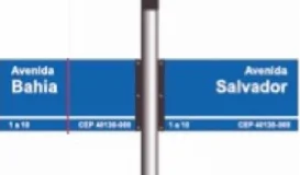 Ref.: PLACAS DE ESQUINA - SALVADOR